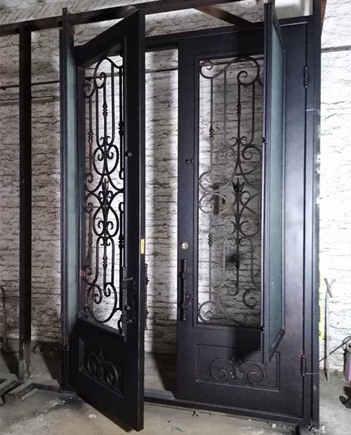 How to pick a good classy wrought iron front door