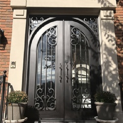 Arch Wrought Iron Door Made In China