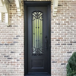 Single Wrought Iron Door Made In China