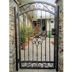 Delicate Wrought Iron Gate For Footway
