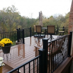 Wrought Iron Fence For Terrace Or Roof