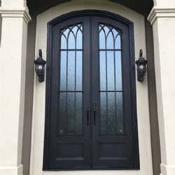 Simple Wrought Iron Steel Door
