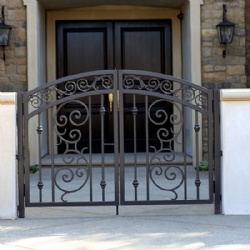 Wrought Iron Small Double Gates