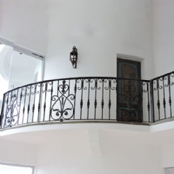 Classical Indoor Wrought Iron Railing
