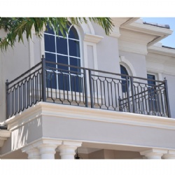 Outdoor Simple Villa Wrought Iron Balcony Railing