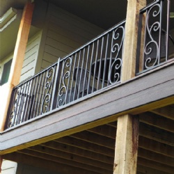 Wrought Iron Terrace Railing