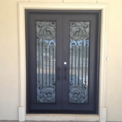 Wrought Iron Security Front door